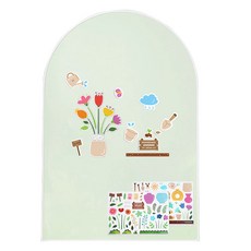 맘스보드 코코보드 그란데 + 가드닝 자석놀이 세트, 듀그린(코코보드), 1세트