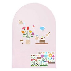 맘스보드 코코보드 그란데 + 가드닝 자석놀이 세트, 파우더핑크(코코보드), 1세트
