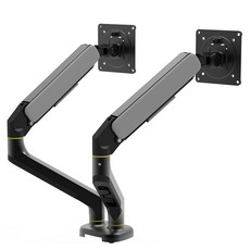 엘디엘 마운트 플렉스핏 이지앵글 듀얼 모니터암 13~32 APL-FLEX FIT A3 PLUS DUAL, 블랙, 1개