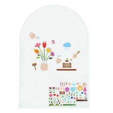 맘스보드 코코보드 그란데 + 가드닝 자석놀이 세트, 밀키화이트(코코보드), 1세트