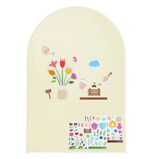 맘스보드 코코보드 그란데 + 가드닝 자석놀이 세트, 크림아이보리(코코보드), 1세트