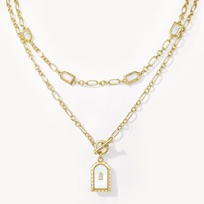 LOLA ROSE 女性多拱形時尚鏈條項鍊