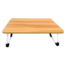 B2WIN Fubo 時尚床上托盤 方形防滑 60 x 40 x 28 cm, 棕木色