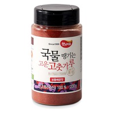 햇님마을 국물 땡기는 고운 국산 고춧가루 보통매운맛, 200g, 1개