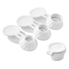 후딱 거꾸로캡 소프트 욕실용 S + M + L x 2p 세트, 화이트, 1세트