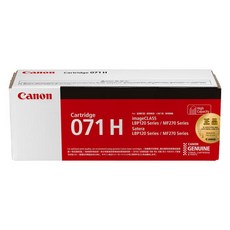 Canon 佳能 cartridge 071H 原廠碳粉匣, 黑色, 1個