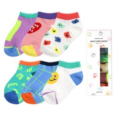 Dailylike 兒童船型襪6雙組