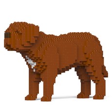 波爾多犬 狗狗積木 大型 M, 1個, 混合色