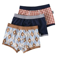 Dailylike 男童四角內褲3件組