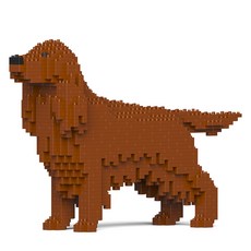 愛爾蘭雪達犬 狗狗積木 大型 M, 1個, 混合顏色