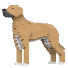 大丹犬幼犬積木 大型 M, 棕色, 1個