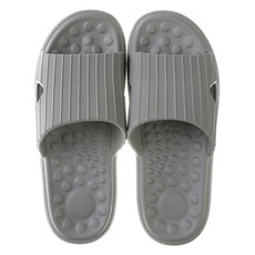 언헤브 부드러운 경량 지압 슬리퍼 265, 07 그레이, 1세트