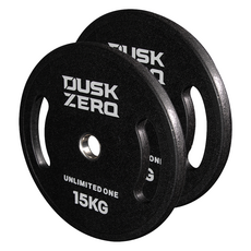 더스크랙 CPU우레탄 더스크제로 원판 고객직접설치, 15kg, 2개, 무광블랙