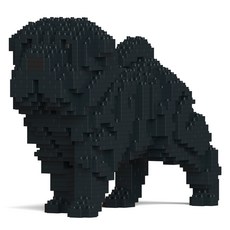 沙皮狗積木 大型 M, 黑色, 1個