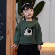 Arbe 兒童款 動物朋友 長袖針織衫