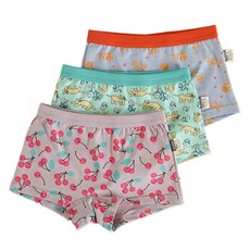 Dailylike 女童四角平口內褲3件組