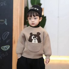 Arbe 兒童款 動物朋友 長袖針織衫