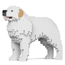 大白熊犬 狗狗積木 大型 M, 1個, 混合顏色