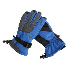 LACIELO 男用Air防寒防水滑雪/雪板手套 LAN-1803, 海軍藍, 1個