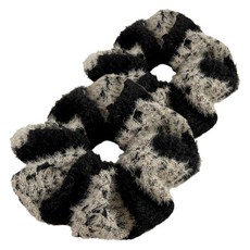 피어니스트 배색컬러 레트로 헤어스크런치 2p