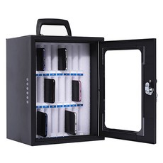 Geumgo Mall 鋼製卡片鑰匙手機保管箱 KJ-MB24(A), 黑色