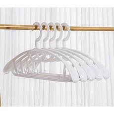 리빙그리고홈 넓은 어깨 논슬립 헤드회전형 어깨뿔방지 옷걸이, 화이트, 20개