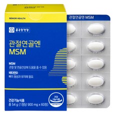 Chong Kun Dang 鍾根堂 MSM保健錠 54g, 1個, 60顆