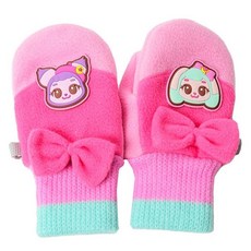 小魔女拉拉 兒童刷毛連指手套