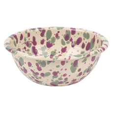CROW CANYON Sparkle 麥片碗 SP17, 1個, 海綠色 + 蘭花紫色
