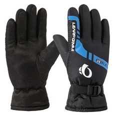 生活智慧 防寒防水滑雪板手套 雙手組 A款, 1套, 藍色