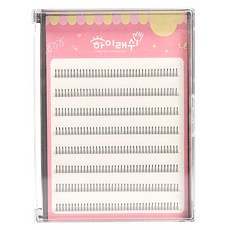 젤리해머 하이래쉬 대용량 가닥 인조 속눈썹 8줄 9mm, 1개, 바비 A