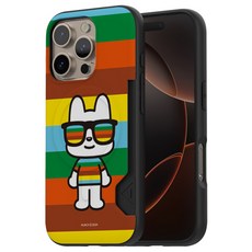 뭉크 패턴 맥세이프 카드 2장수납 범퍼 휴대폰 케이스