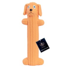 DING DONG PET 寵物胖嘟嘟動物啾啾乳膠玩具, 1個, 小狗 橘色