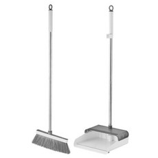 PEONIST 簡約三層毛掃帚清潔用品組, 1套, 白色