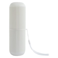 유니앳홈 깔끔 에티켓 휴대용 칫솔 케이스, 화이트, 1개