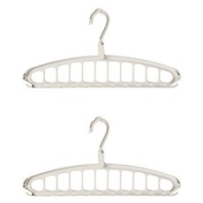 몰투유 멀티 다용도 회전 옷걸이 행거, 2개, 화이트
