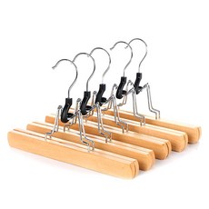Moltu Yu不留下痕跡的木質衣架, 木頭, 5個