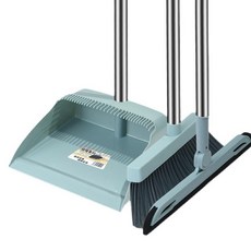 Binbuck 掃帚補充兩件組 + 畚箕套組, 藍色(6 北歐藍), 1套