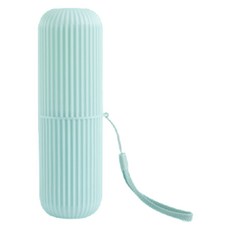 유니앳홈 깔끔 에티켓 휴대용 칫솔 케이스, 그린, 1개