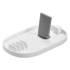 hillo 廚房鍋蓋湯勺支架 收納架, 白色, 1個