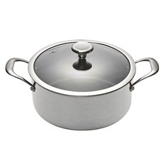 Corelle Brands 康寧餐具 DuraNano 電磁爐雙耳鍋, 24cm, 1個, 混合顏色