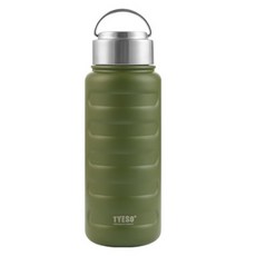 타이소 캠핑 수능장 도시락 텀블러 스텐 보온병, 그린, 1000ml, 1개 그린, 1000ml, 1개
