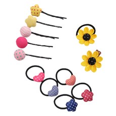 로브달링 제이셀 D07 너랑나랑별사탕 실핀 고무밴드 12p