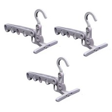 몰투유 무타공 다용도 의자 행거 걸이, 그레이, 3개