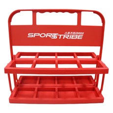 스포츠트라이브 음료캐리어 8구 STEBC-RD, 레드, 1개