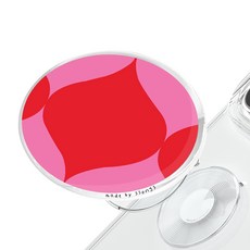 쏭스 체인지 그립 스마트 탈부착 톡홀더 핸드폰 거치대, 쿨 그래픽스 패턴 글로우, 1개