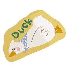 빨아쓰는 강아지 고양이 욕실 미끄럼방지 흡수 속건 발매트 RB20814, 오리, 1개