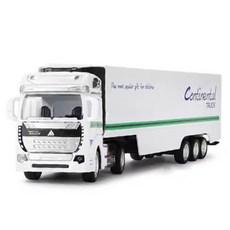 KIDS Pangpang Power Metal全回饋集裝箱卡車, 白色, 1個