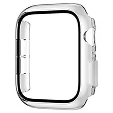 Apple Watch 透明PC硬殼 45mm, 1個, 半透明