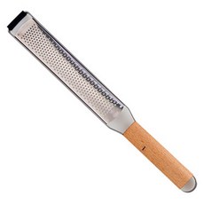ZEUS Kitchenware 木柄直式細孔起司刨絲器, 1個
